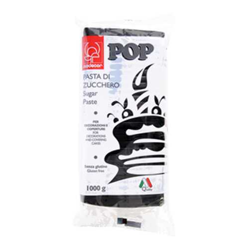 Сахарная Мастика универсальная для торта Modecor POP - Черная, 1кг. (25477/p) в ВкусВилл