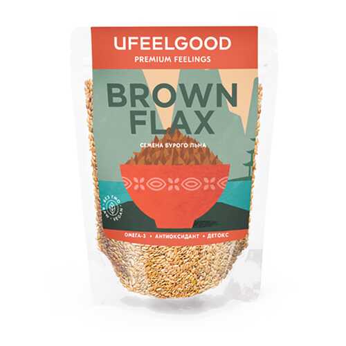 Семена Ufeelgood бурого льна в ВкусВилл
