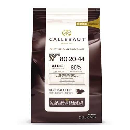 Шоколад темный Callebaut 80.1% какао 80-20-44-RT-U71 2.5 кг в ВкусВилл