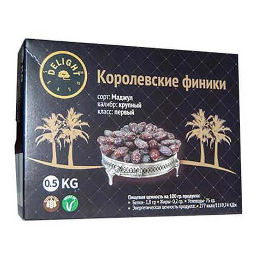 Финики Delight Season сушеные с косточкой 500 г в ВкусВилл