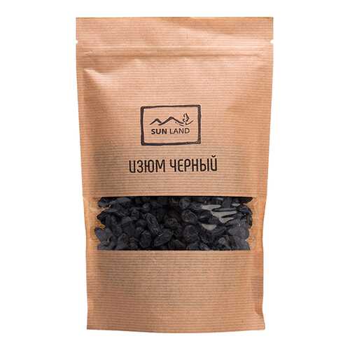Изюм Sun Land черный 500 г в ВкусВилл