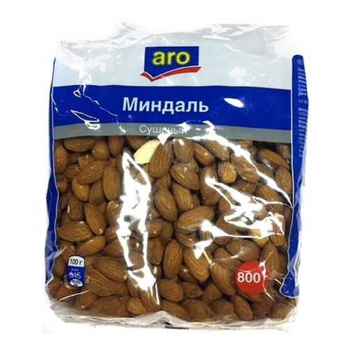 Миндаль ядра сушеные Aro 800 г в ВкусВилл