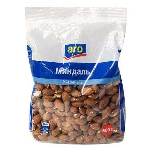 Миндаль ядра жареные Aro 800 г в ВкусВилл