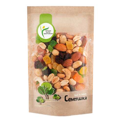 Смесь ореховая Семушка с цукатами сладкая 150г в ВкусВилл