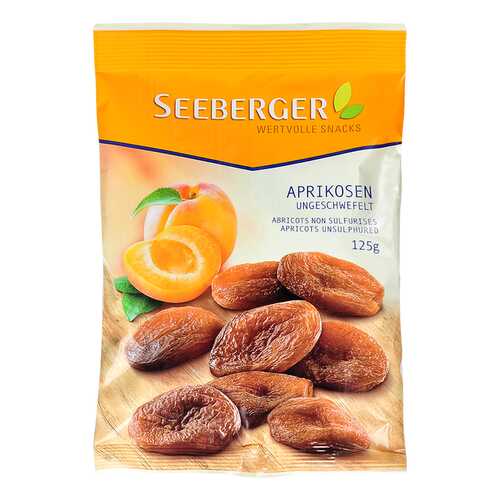Сухофрукты Seeberger курага несульфитированная 125 г в ВкусВилл