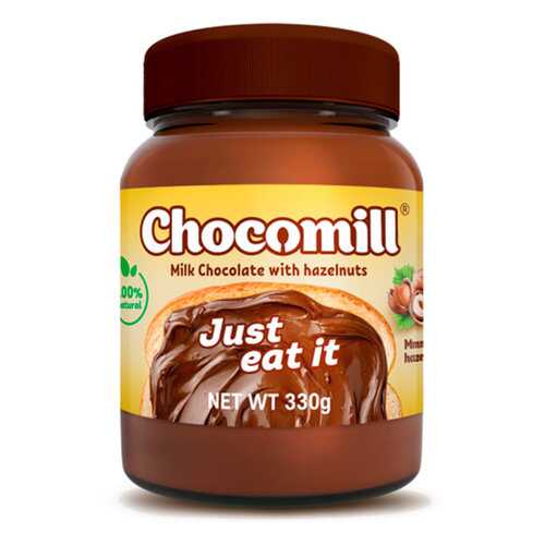 Шоколадная паста HAPPYLIFE Chocomill с лесным орехом 330 г в ВкусВилл