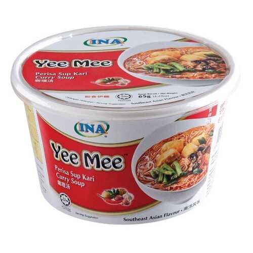 Лапша Yee Mee Ina карри с морепродуктами быстрого приготовления 100 г в ВкусВилл
