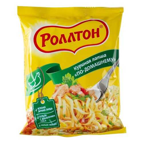 Вермишель Роллтон По-домашнему с курицей 85г в ВкусВилл
