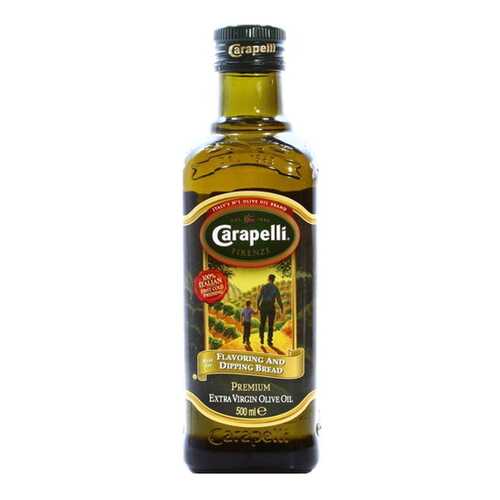 Масло Carapelli Oro Verde Extra Vergine оливковое нерафинированное 500 мл в ВкусВилл