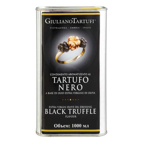 Масло Giuliano Tartufi Extra Vergine оливковое ароматизированное черным трюфелем 1000 мл в ВкусВилл