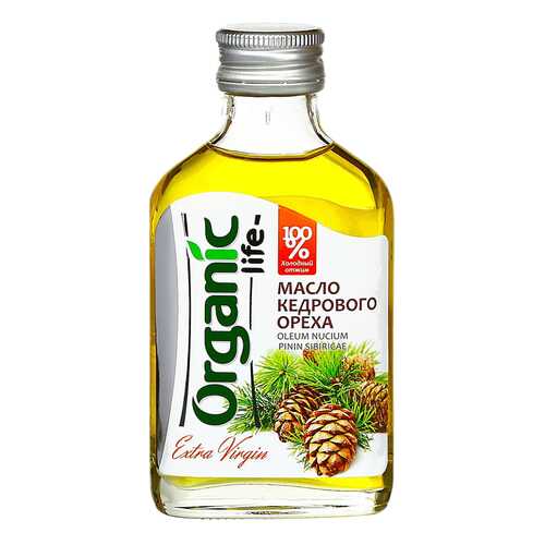 Масло кедровое Organic Life пищевое нерафинированное 500 мл в ВкусВилл