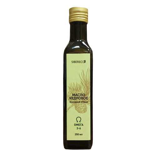 Масло кедровое Сибереко сыродавленное 250 мл в ВкусВилл