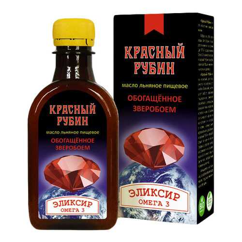 Масло Компас Здоровья льняное красный рубин 200 мл в ВкусВилл