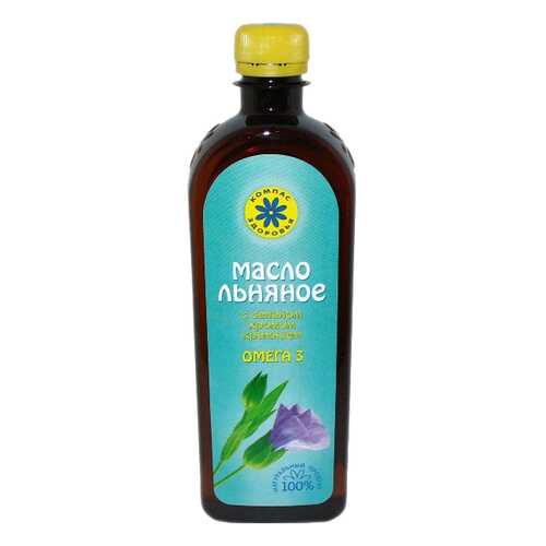 Масло льняное Компас Здоровья с селеном хромом кремнием 500 мл в ВкусВилл