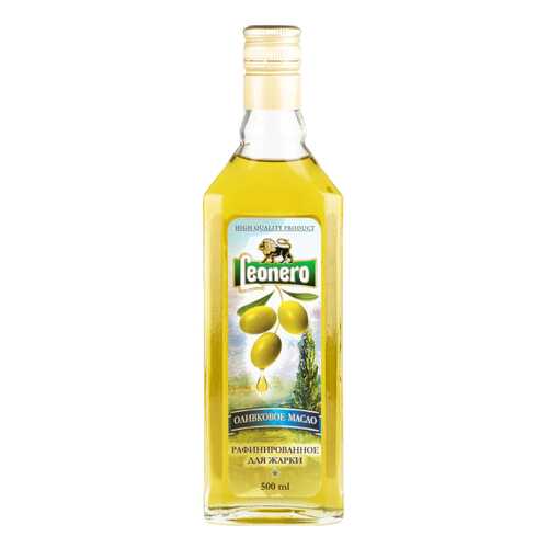 Масло оливковое Leonero рафинированное для жарки 500 мл в ВкусВилл