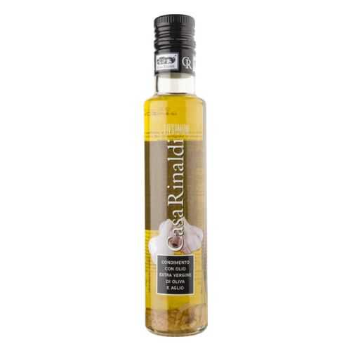 Масло оливковое нерафинированное Casa Rinaldi extra vergine с чесноком 250 мл в ВкусВилл