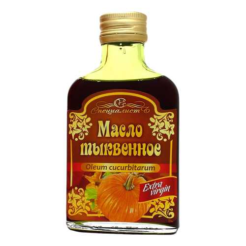 Масло пищевое нерафинированное тыквенное Алтай 100 мл в ВкусВилл