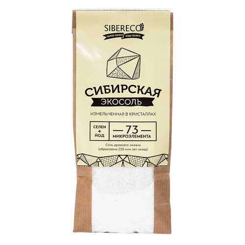 Экосоль Sibereco сибирская молотая 500 г в ВкусВилл