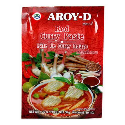 Паста Aroy-D карри красная 50 г в ВкусВилл