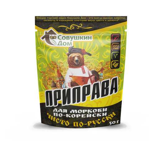 Приправа для моркови по-корейски Совушкин дом 50 г в ВкусВилл