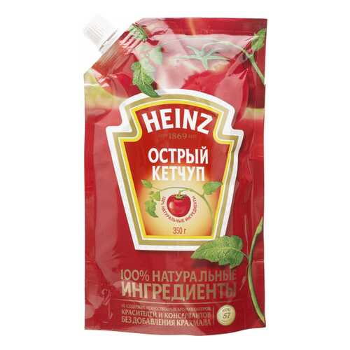 Кетчуп Heinz острый 350 г в ВкусВилл