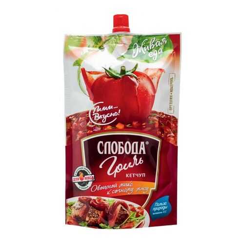 Кетчуп Слобода гриль 350 г в ВкусВилл