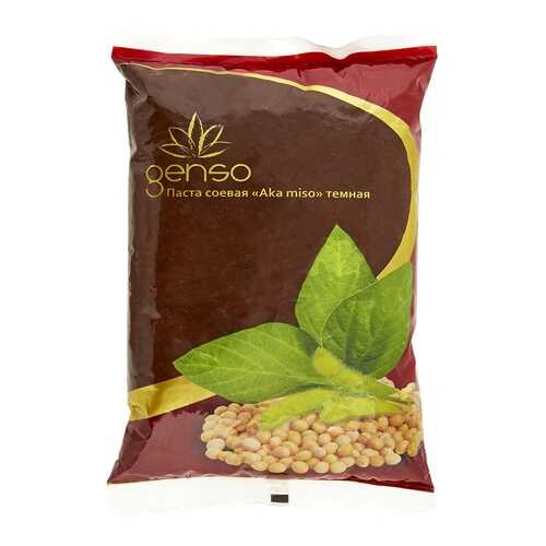 Паста соевая темная Aka miso Genso 1 кг в ВкусВилл