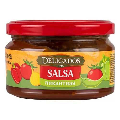 Соус Delicados сальса пикантная 200 г в ВкусВилл