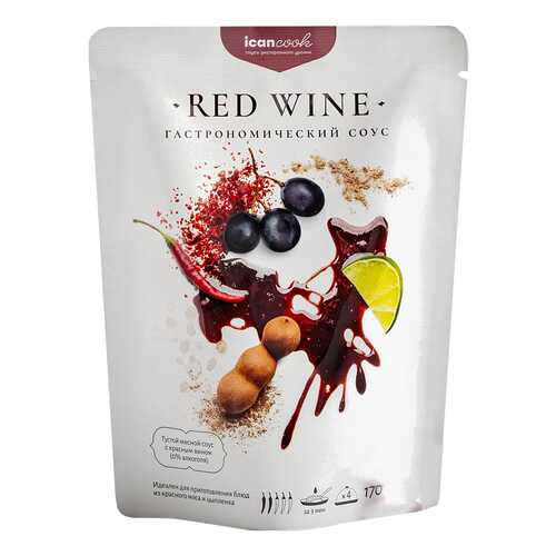 Соус Red wine icancook гастрономический 170 мл в ВкусВилл