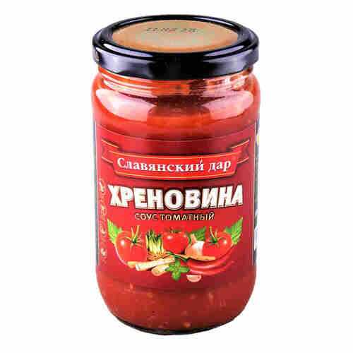 Соус Славянский дар Томатный хреновина 360г в ВкусВилл