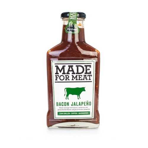 Соус томатный Kuhne Made for Meat с беконом и перцем Халапеньо, 375мл, Германия в ВкусВилл