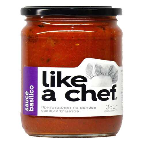 Томатный соус Basilico Like a chef 350 г в ВкусВилл