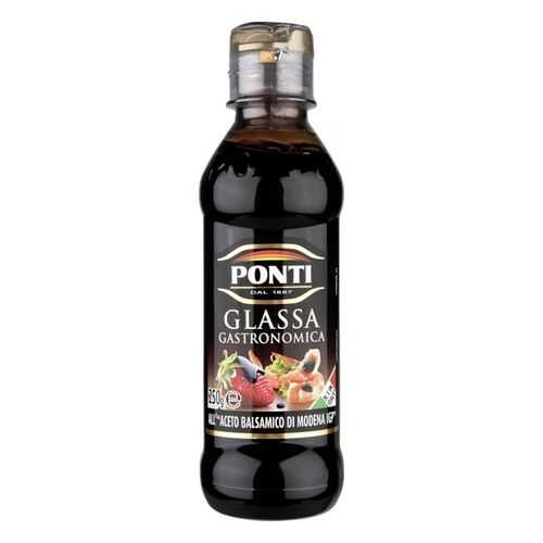 Топпинг glassa Ponti на основе бальзамического уксуса Модены 250 мл в ВкусВилл