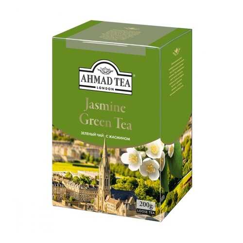 Чай Ahmad Jasmine Green Tea, зеленый с жасмином, листовой, 200 гр в ВкусВилл