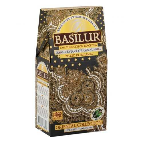Чай Basilur Ceylon Original, черный листовой, 100 гр в ВкусВилл
