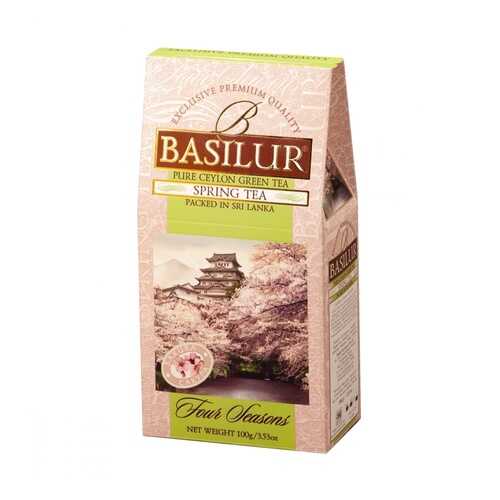 Чай Basilur Времена года - Весенний зеленый с добавками 100 г в ВкусВилл