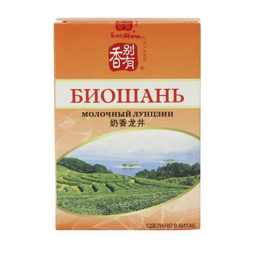 Чай БиоШань Milky Lung Сhing, молочный лунцзин, 80 гр в ВкусВилл