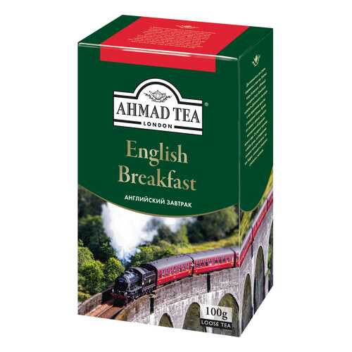 Чай черный Ahmad Tea english breakfast 100 г в ВкусВилл