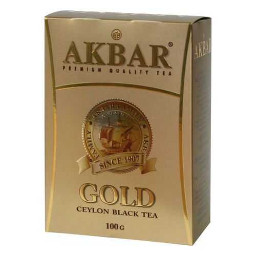 Чай черный Akbar gold 100 г в ВкусВилл