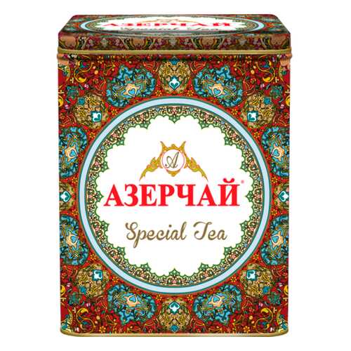 Чай черный Азерчай листовой Special с красным узором 200 г в ВкусВилл
