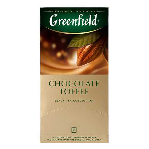 Чай черный Greenfield Chocolate Toffee 25 пакетиков в ВкусВилл