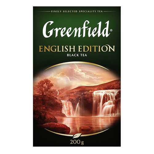Чай черный листовой Greenfield English Edition 200 г в ВкусВилл