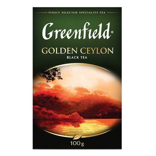 Чай черный листовой Greenfield Golden Ceylon 100 г в ВкусВилл