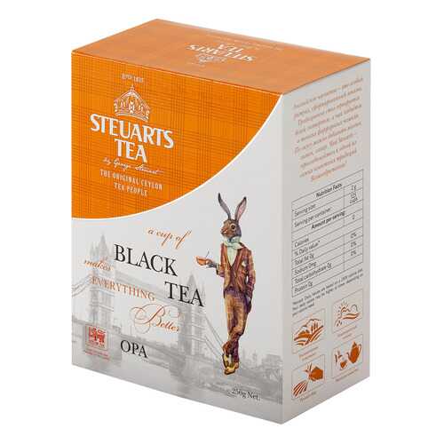 Чай черный листовой Steuarts black tea OPA 250 г в ВкусВилл