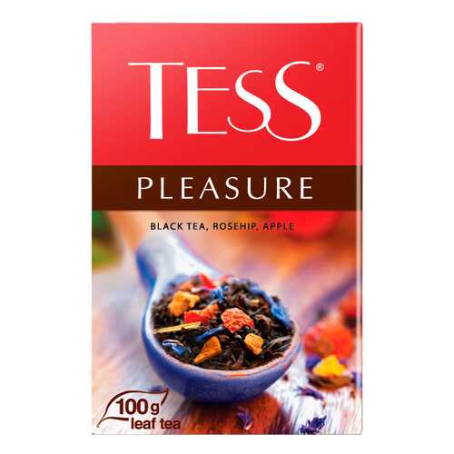 Чай черный листовой Tess Pleasure 100 г в ВкусВилл