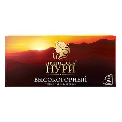Чай черный Принцесса Нури Высокогорный 25 пакетиков в ВкусВилл
