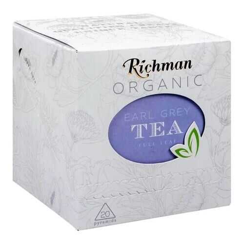 Чай черный Richman Earl Grey 20 пак в ВкусВилл