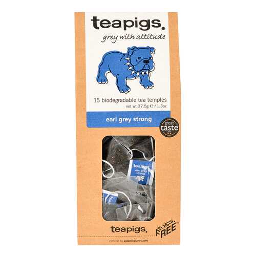 Чай черный Teapigs крепкий эрл грей 15*2.5 г в ВкусВилл
