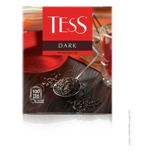 Чай черный Tess Dark 100 пакетиков в ВкусВилл