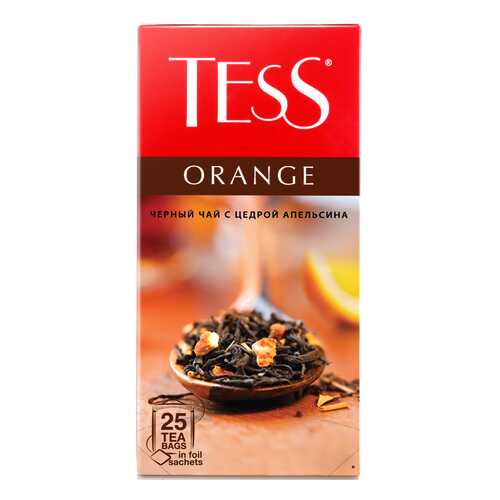 Чай черный Tess Orange 25 пак в ВкусВилл
